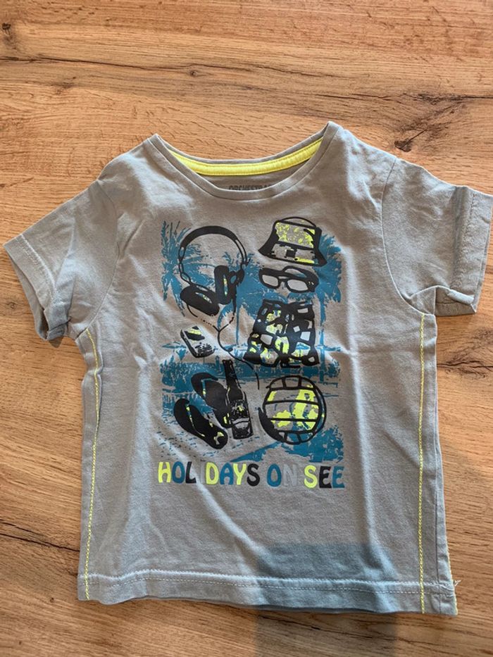 T-shirt garçon 2 ans orchestra gris