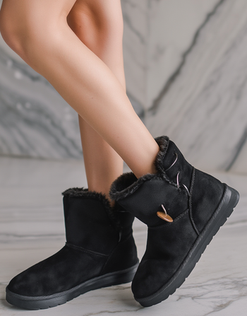 Bottines noir chaude Taille 36 Neuve