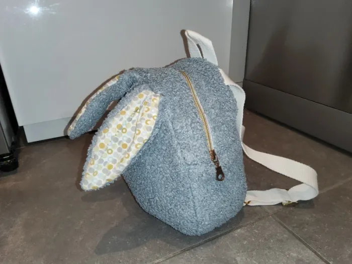 Sac à dos enfant fabriqué main 27x27x10cm - photo numéro 5