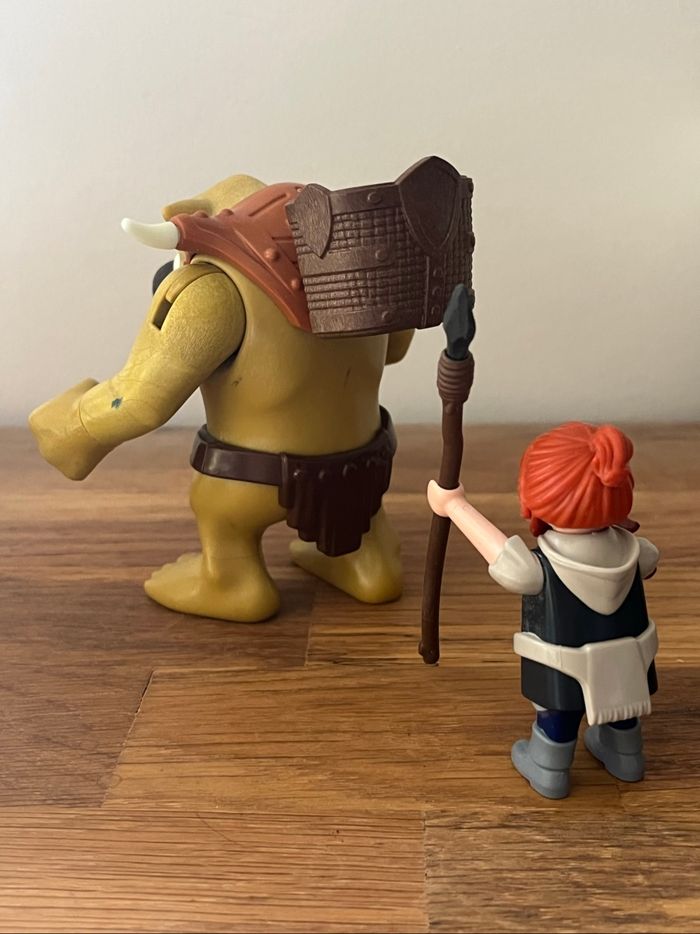 Playmobil Knights 9343 Troll géant et soldat nain - photo numéro 3