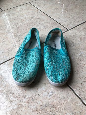 Chaussures turquoise