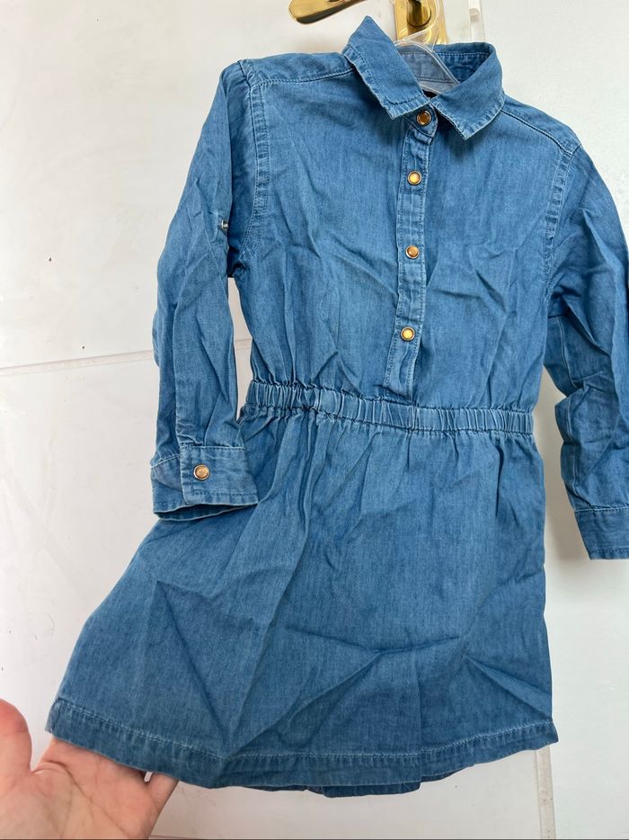 Robe Tex en jean bleu 4A TBE - photo numéro 2