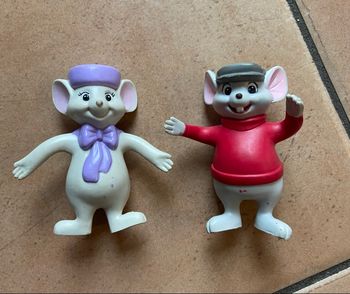 Figurines Bernard et Bianca 