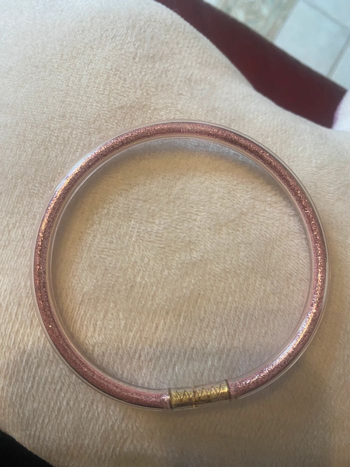 Bracelet plastique pailletés - photo numéro 5