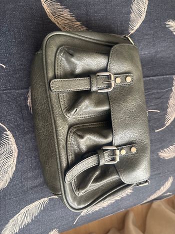 Sac à main vert kaki