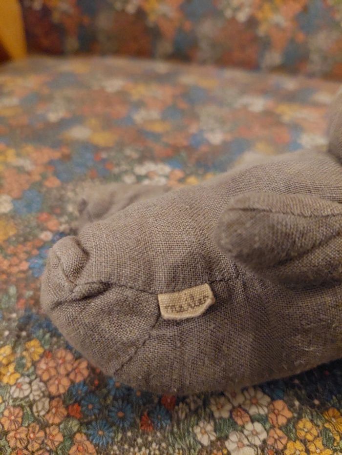 Maileg - petit mini doudou rhinocéros gris - photo numéro 6