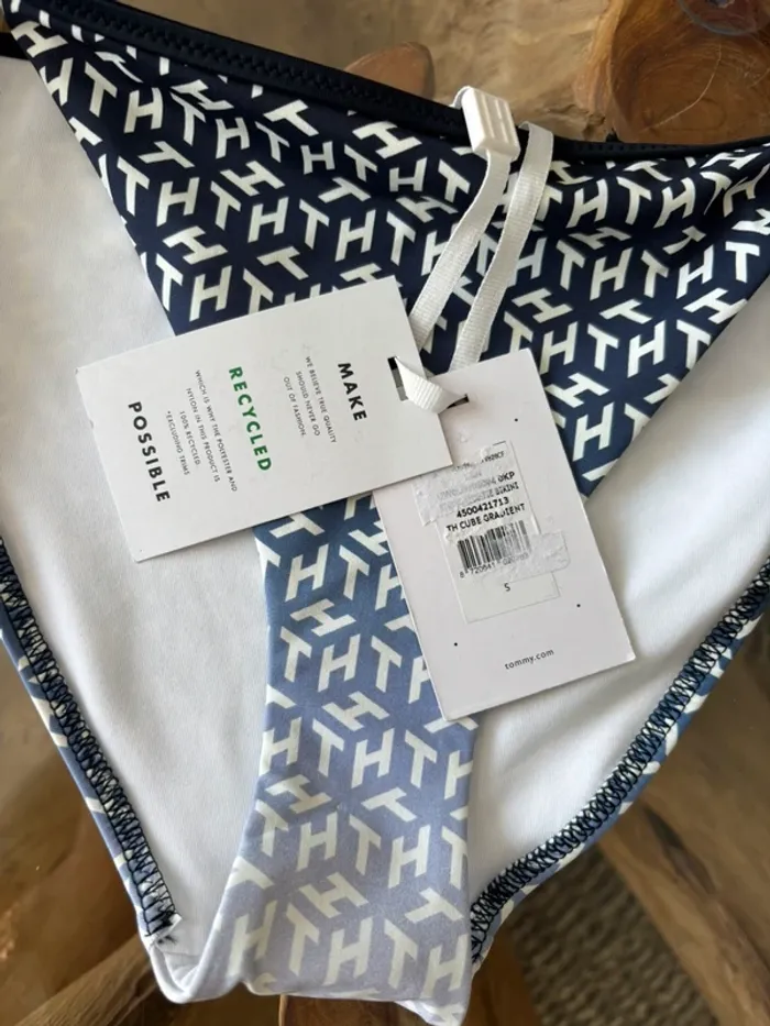 Bas de maillot de bain Tommy Hilfiger dégradé bleu S - photo numéro 4
