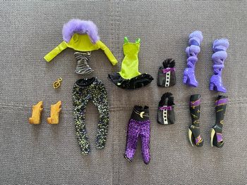 Lot accessoires Clawdeen Wolf 