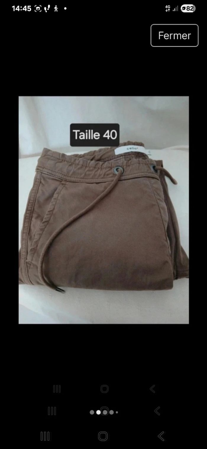 Pantalon homme Taille 40 marque Celio
