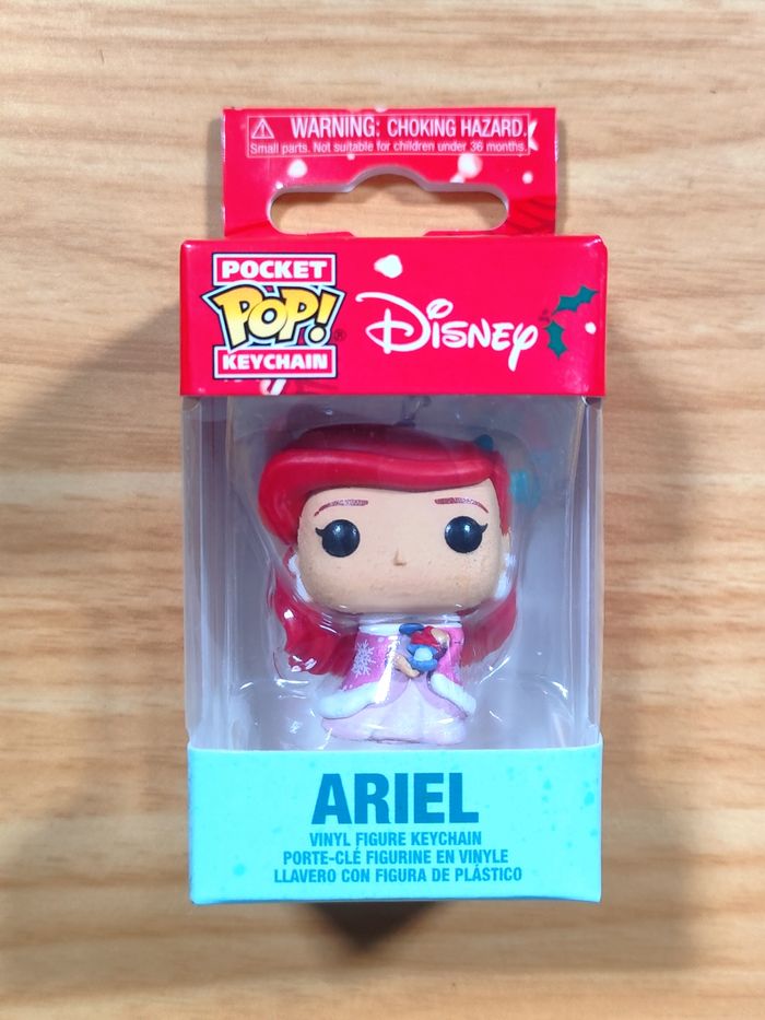 Pocket Pop! Keychain Ariel - Disney Princess (Noël) - La Petite Sirène