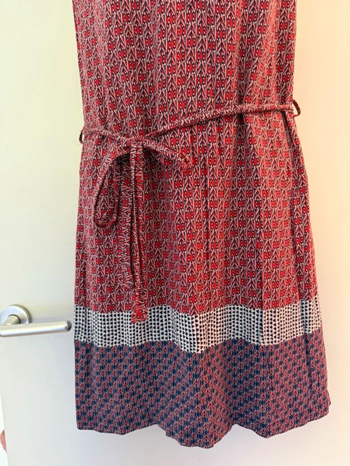 Robe d’été rouge à motifs Camaïeu - photo numéro 3