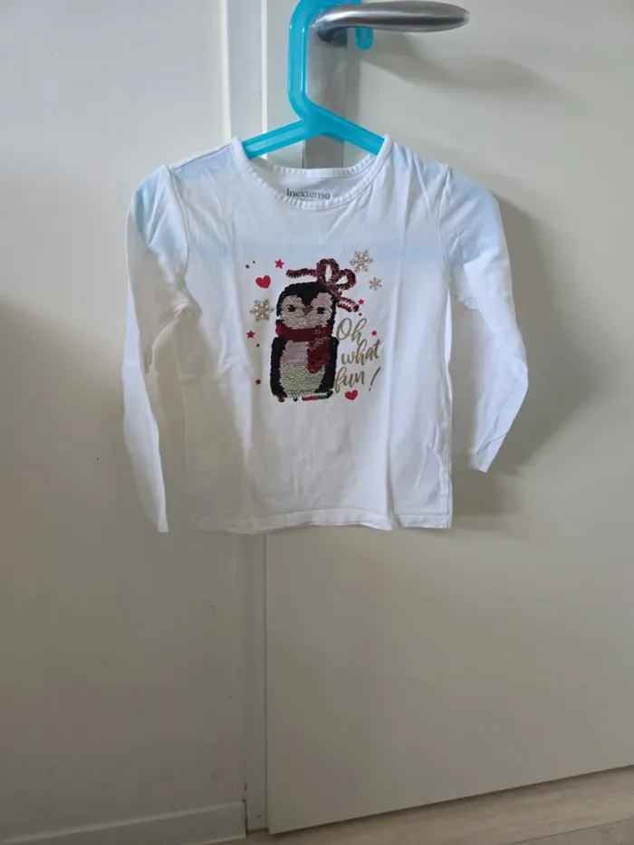 T-shirt manches longues taille 4ans inextenso