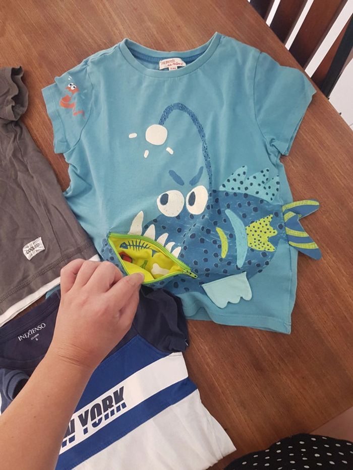 Lot tee shirt garçon 6ans - photo numéro 5