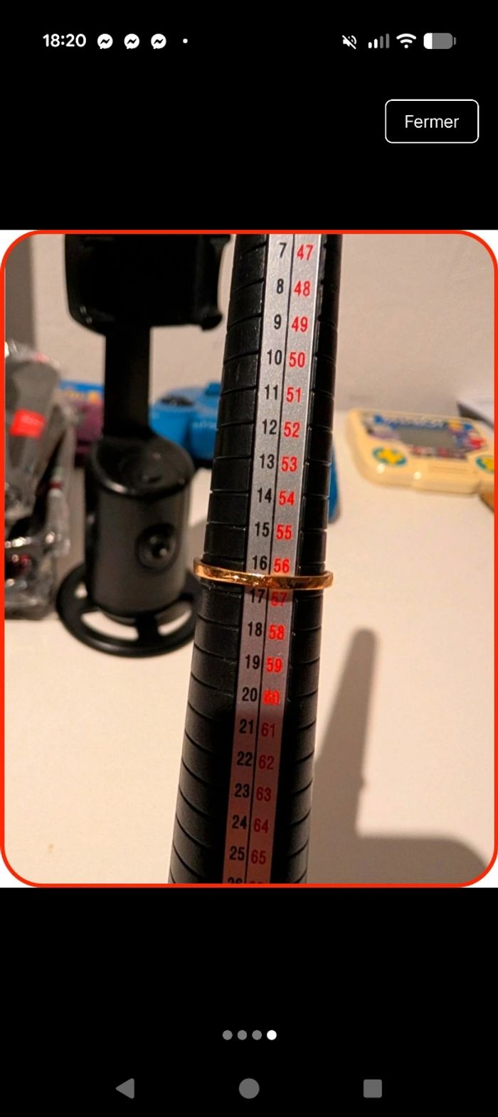 Bague originale en Titane - Motif Dés - Neuve - photo numéro 4