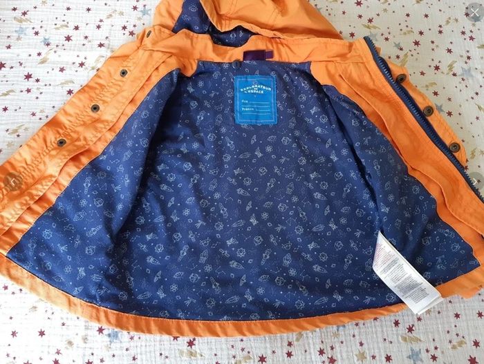 Manteau 3 en 1 Sergent Major Orange 2 ans 92cm - photo numéro 2