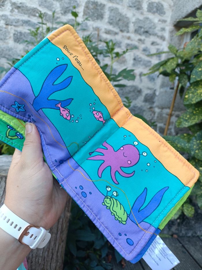 Livre tissu pour bébé le monstre - photo numéro 5