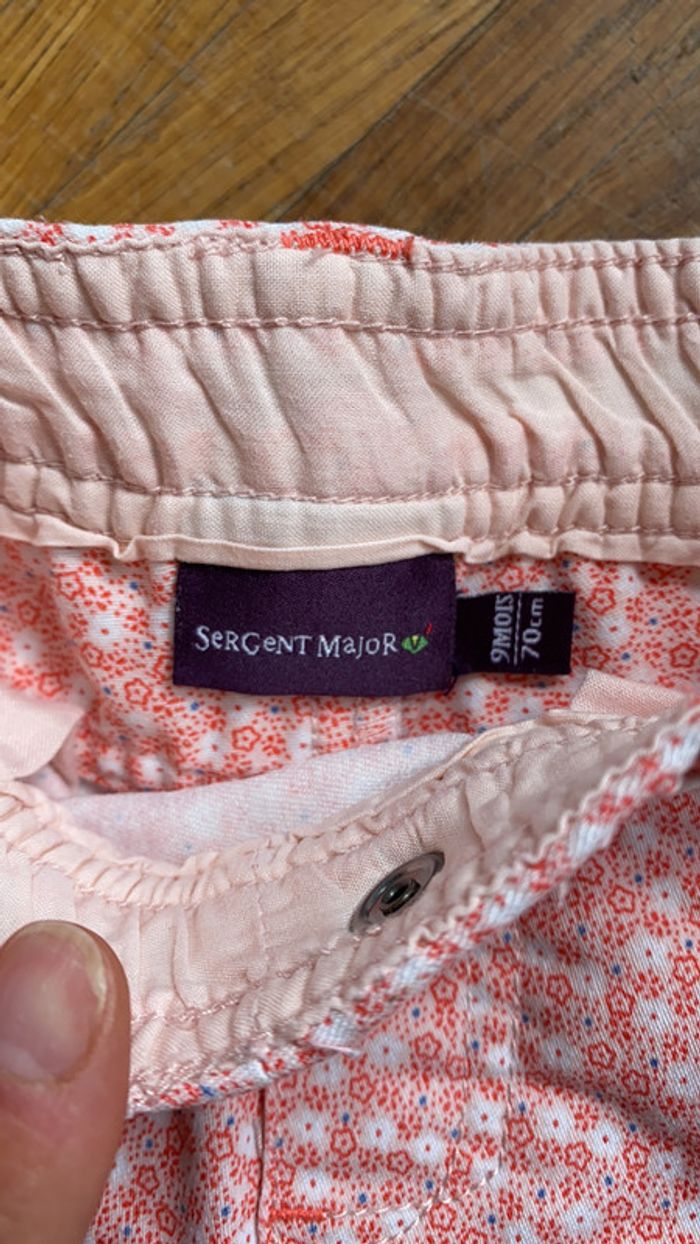 Pantalon d'été fille 9 mois Sergent major - photo numéro 4