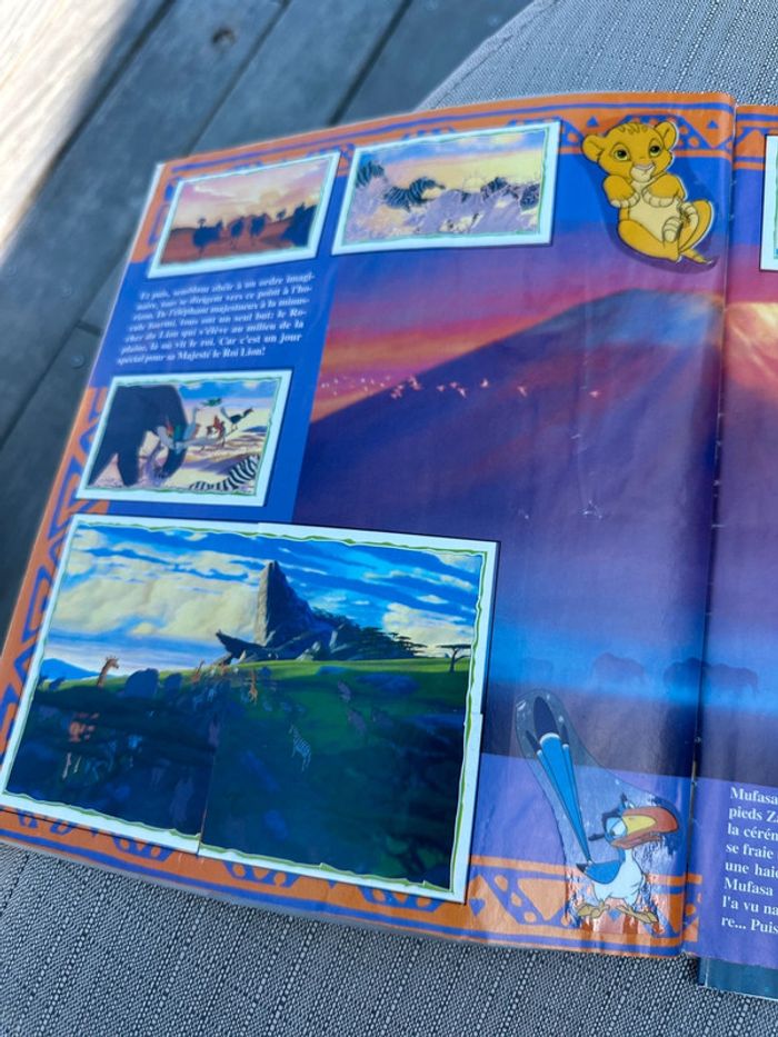 Album Panini complet Disney Le Roi Lion + poster + bon de commande stickers autocollants - photo numéro 5