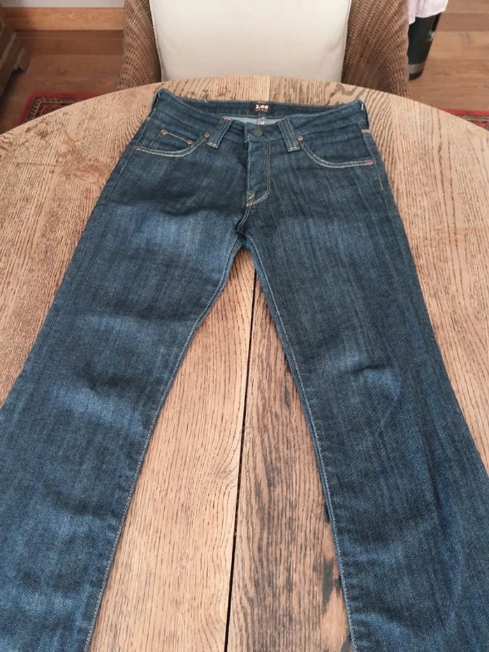 Magnifique Jeans marine Femme Lee W26 L31 - photo numéro 2
