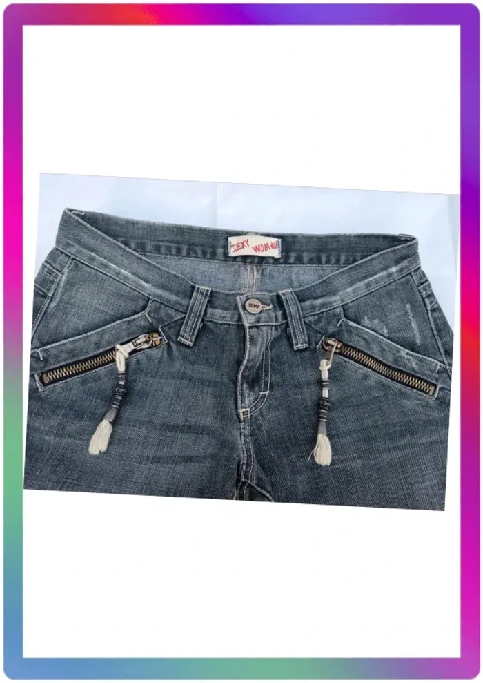 Jeans Taille basse M Sexy Woman - photo numéro 3