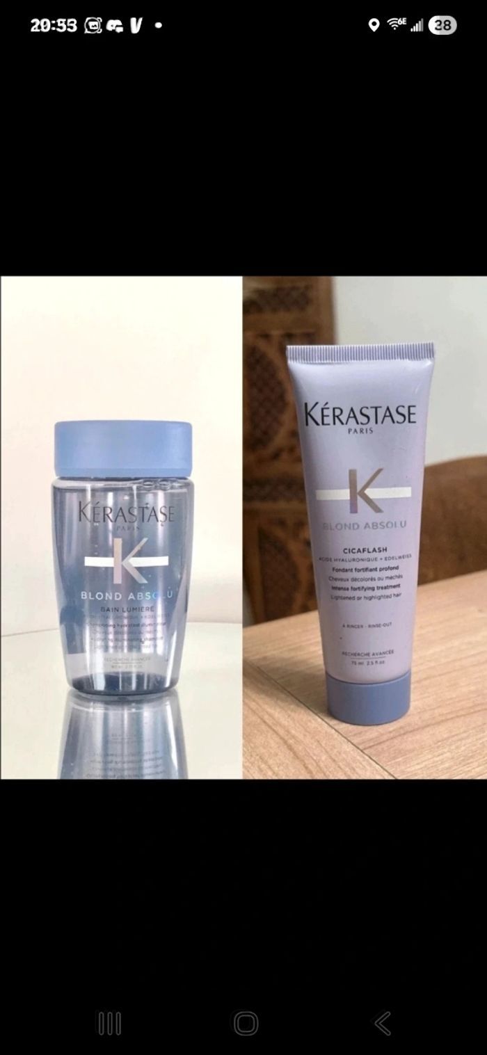 Lot kerastase blond absolu neuf