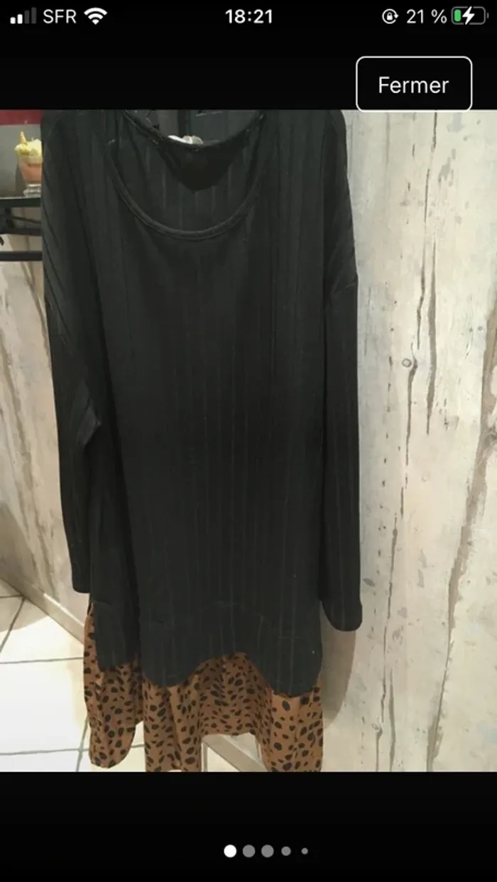Magnifique robe en 50 excellent état matière agréable à porter de chez Shein - photo numéro 2