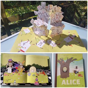 Superbe livre animé Pop-up 🃏 Alice 🃏 Lewiss Caroll, Milan