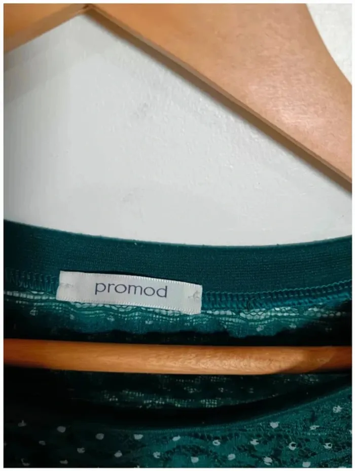 C18 blouse vert promod 36 - photo numéro 3
