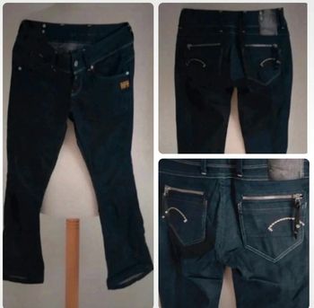 Magnifique Pantacourt en jean brut taille basse G-Star Raw taille 27/36