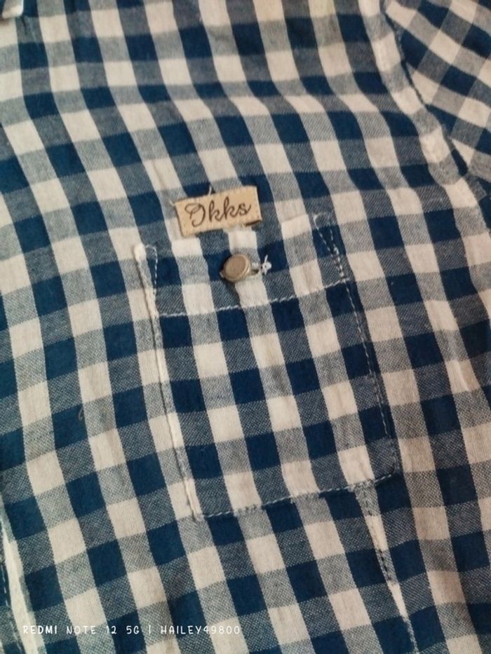 Chemise a carreaux IKKS taille 12 ans - photo numéro 4