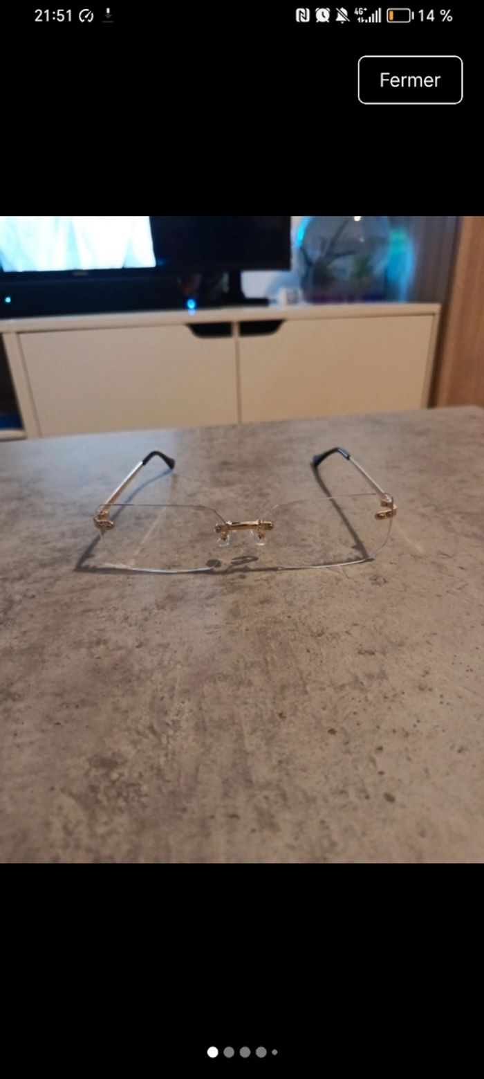 lunettes style cartier neuf