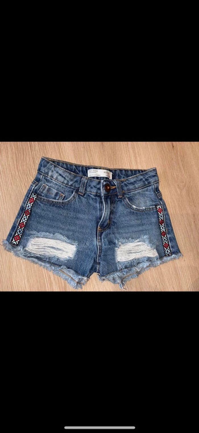 Short en jean Zara destroy 5 ans fille