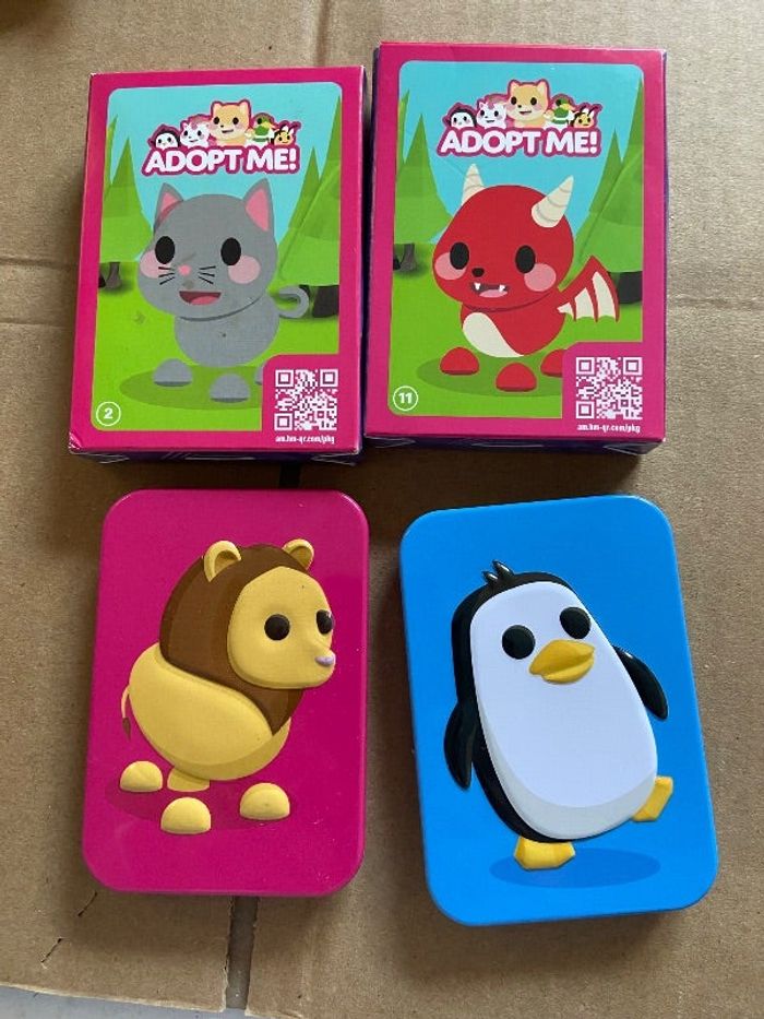 Lot de cartes et stickers adopte me mc do