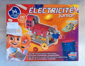 Jeu de construction électrique junior Buki  (Manque 1 roue jaune)  14 modèles / à partir de 8 ans