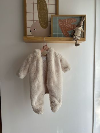 Combinaison fourrure douce Zara