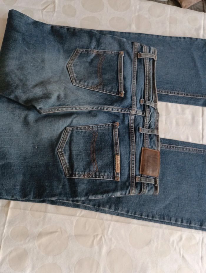 Pantalon jeans femme Rica Lewis taille 40 jambes larges pattes d éléphants - photo numéro 7