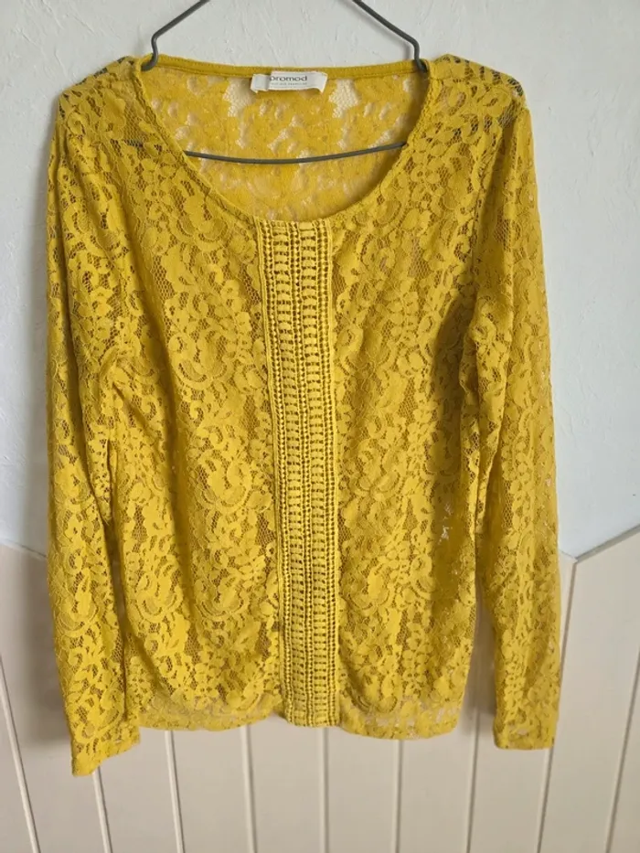 Blouse dentelle promod