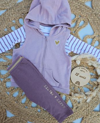 Ensemble 12m(Pas la même marque)