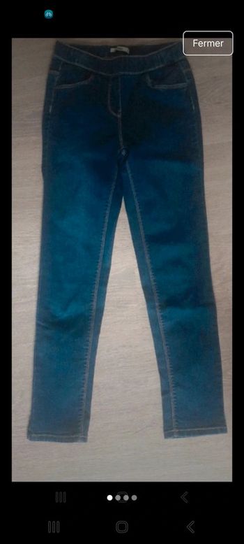 Jean skinny 10 ans taille élastique Gémo