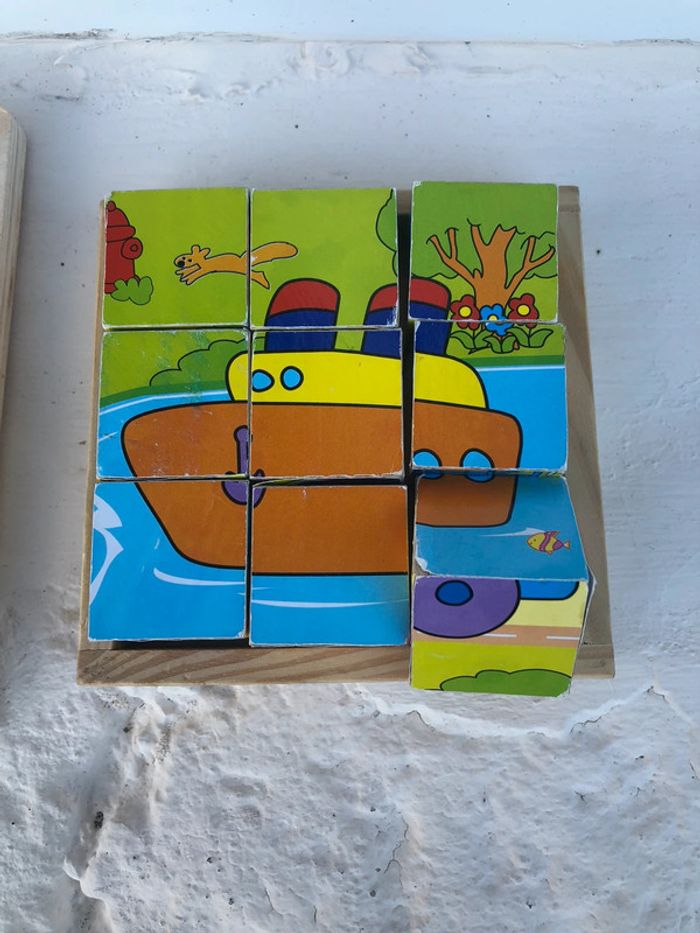 Lot puzzle bois - photo numéro 2