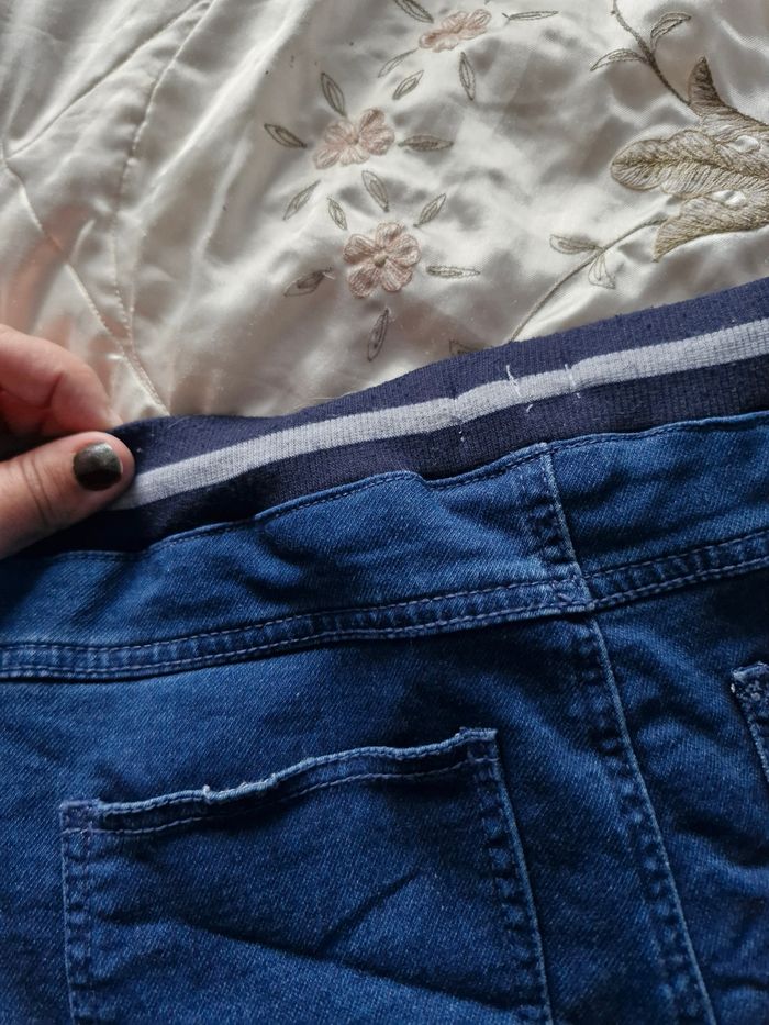 Beau bermuda en jean Taille réglable - photo numéro 8