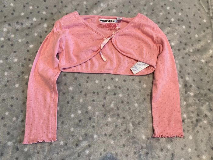 Boléro rose Okaïdi 4 ans