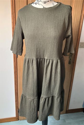 Robe Babydoll fluide kaki taille 40/42
