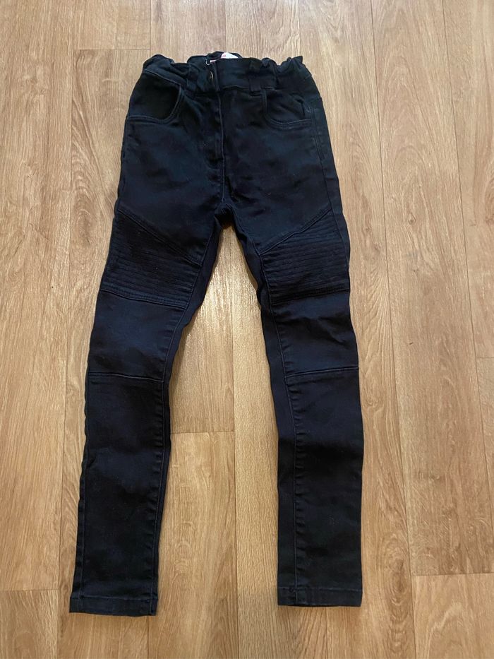 Jean noir skinny fille 6 ans