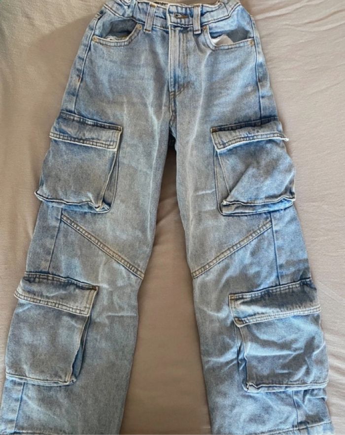 Pantalon en jean pour fille - photo numéro 4