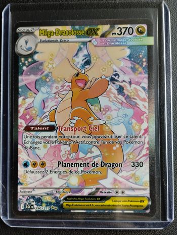 Carte pokémon méga-dracolosse EX alternatif ASC 290/217 ME2.5  héros transcendants FR