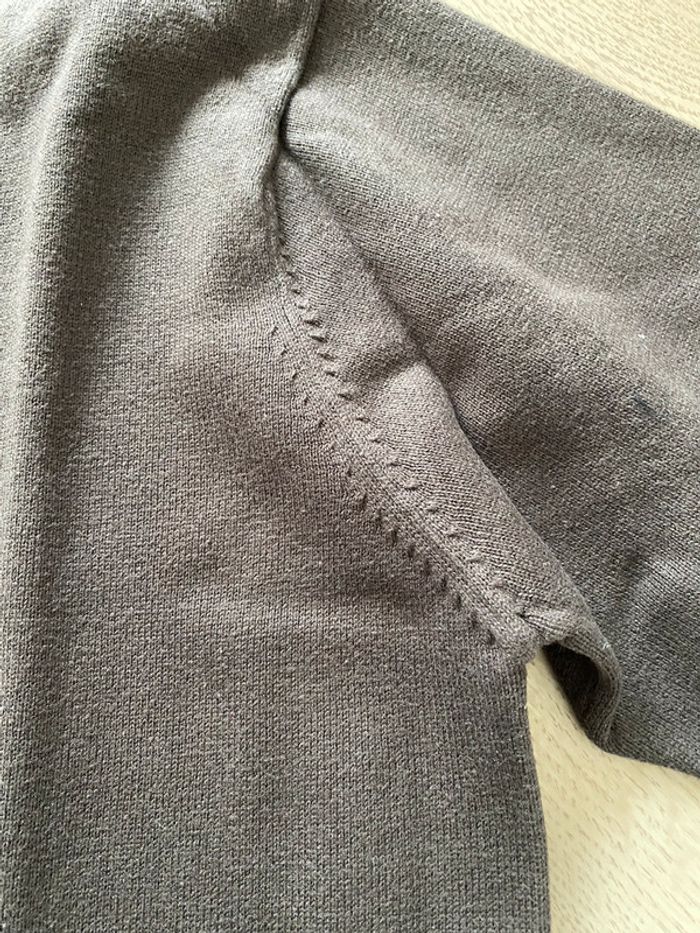 Pull col V marron Jules - photo numéro 4