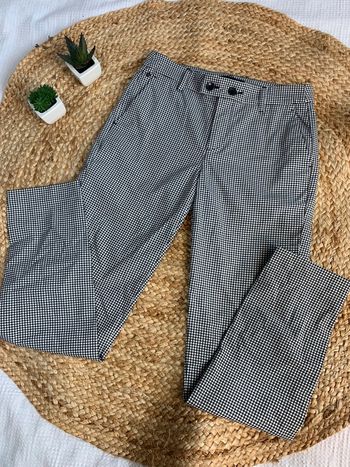 Pantalon tailleur à carreaux