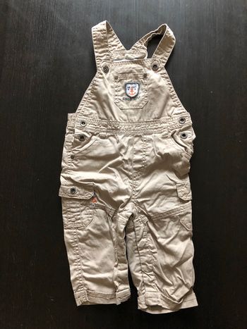 Salopette beige 12M