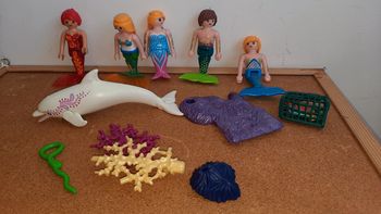 Lot playmobil sirene + dauphin 🐬